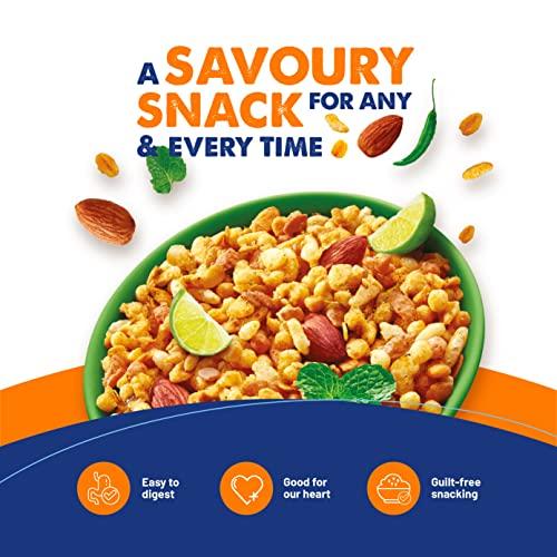 FIT & FLEX Fit & Flex Multigrain Mixture Extra Baked Namkeen and Healthy Snacks Zero Cholesterol High Dietary Fibre All-time Party Tasty Crunchy Snack Lemony Mint - Pack of 1, 180gm