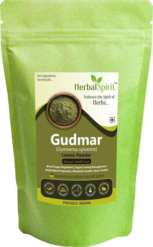 HerbalSpirit Herbal Spirit Gudmar Powder | Gurmar Powder | Sirukurinjan Powder | Shardunika Herb Powder | Shardunika Powder Organic | Madhunashini | Madhunashni | Madhushani Powder | Gymnema Sylvestre |250 Gram