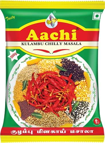 Aachi Aachi Chicken Masala 500gms + Chicken 65 Kabab Masala 500gms + Kulambu Chilli Powder 500gms