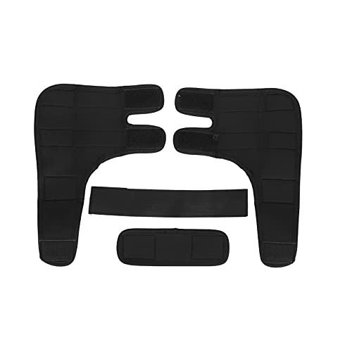 HUI Pet Elbow Support Wrap, Dog Elbow Brace Surgical Joint Protection Recovery Dog Elbow Protector Leg Brace Sleeve for Walking Support(M, Black)