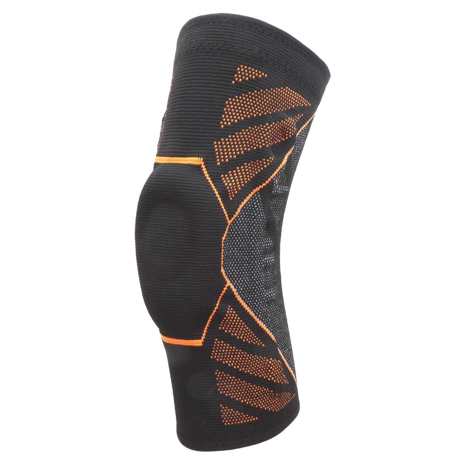 Asixxsix Knee Support, Nylon Knee Compression Sleeve Non-Slip Comfortable for Activities and Sports