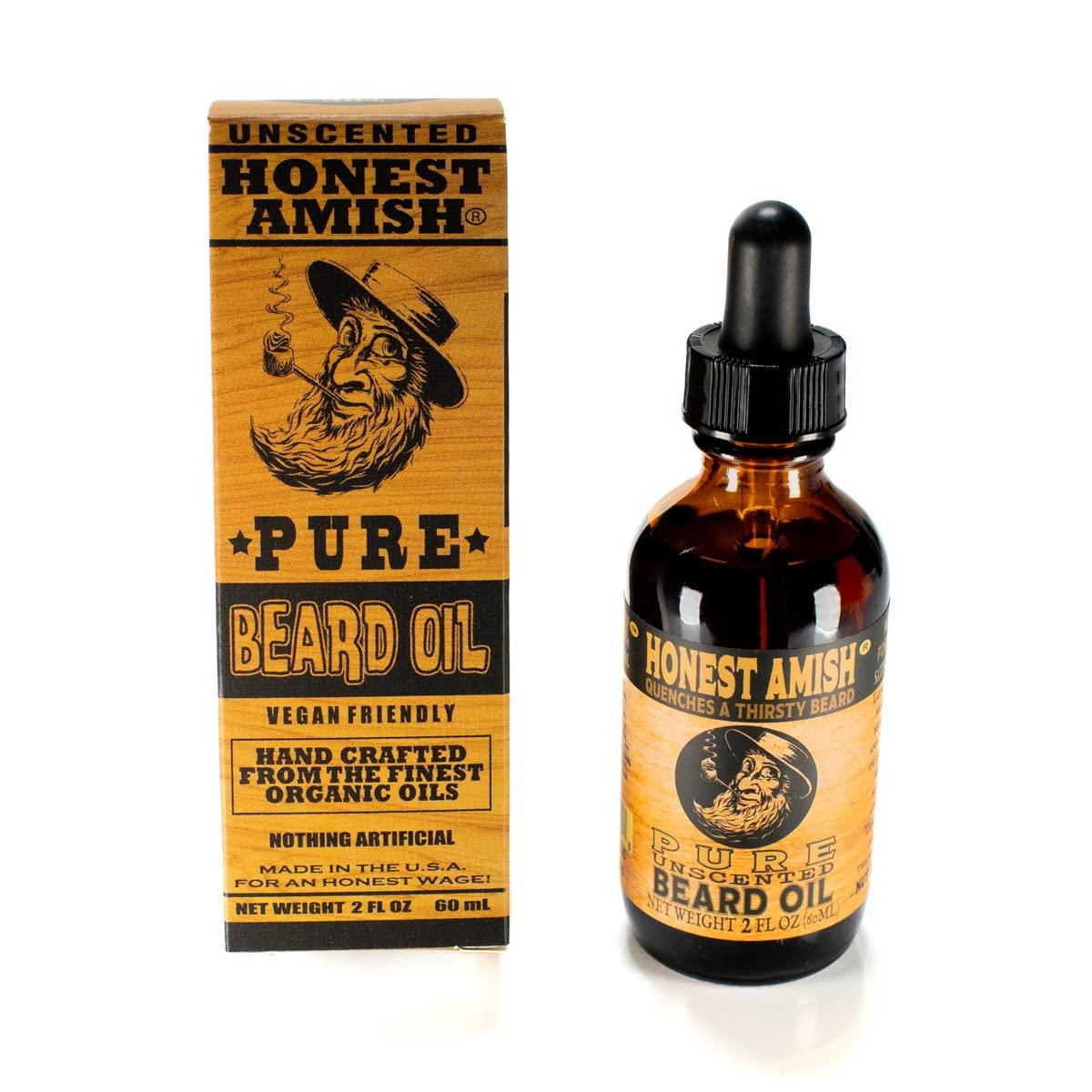 Honest Amish Honest Amish - Pure Beard Oil - 2 Ounce - Fragrance Free