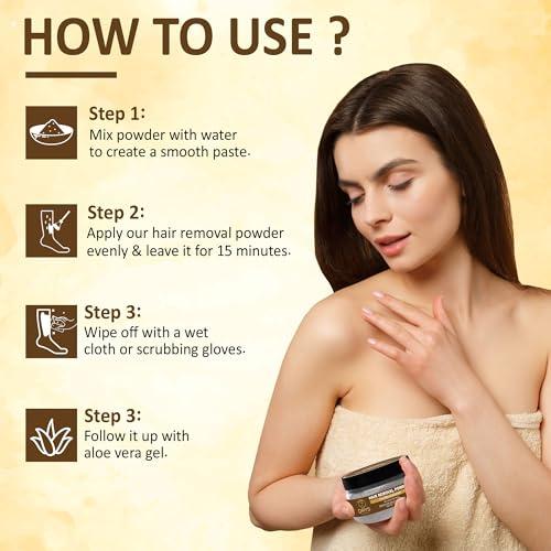 7 DAYS 7 Days Hair Removal for Women, Wax Powder for Hair Removal, Bikini Wax Powder for Women, Hair Removal Powder for Women, Herbal Wax Powder for Hair Removal (100gm)