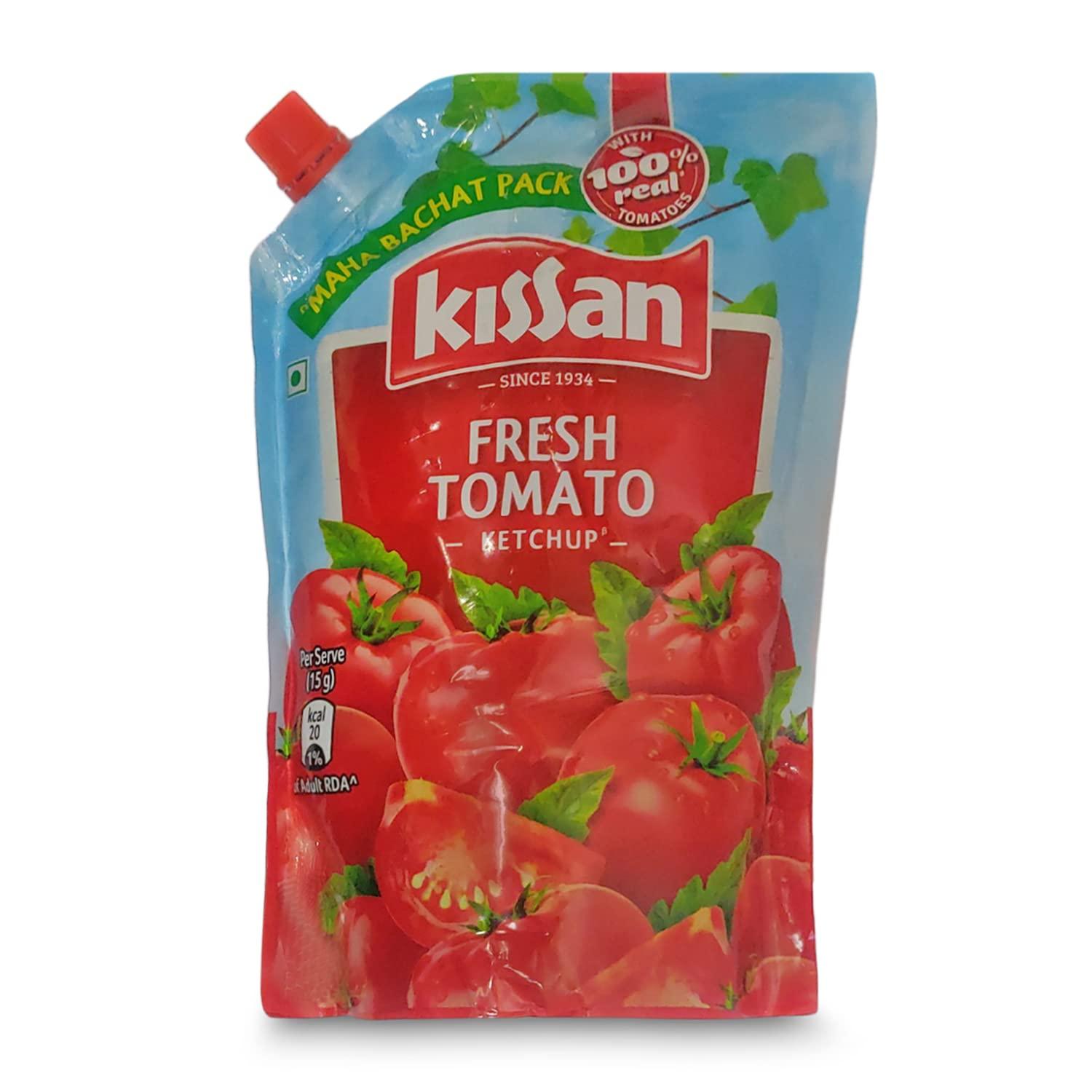 Kissan Kissan Fresh Tomato Ketchup, 900g Pouch