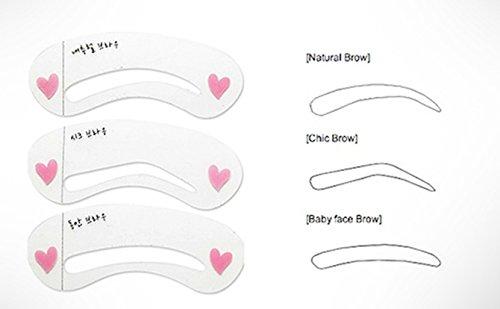 Cairo Cairo Facial Hair Epilator Remover Tool for Face Clean with Eyebrow Stencils Shaping Kit