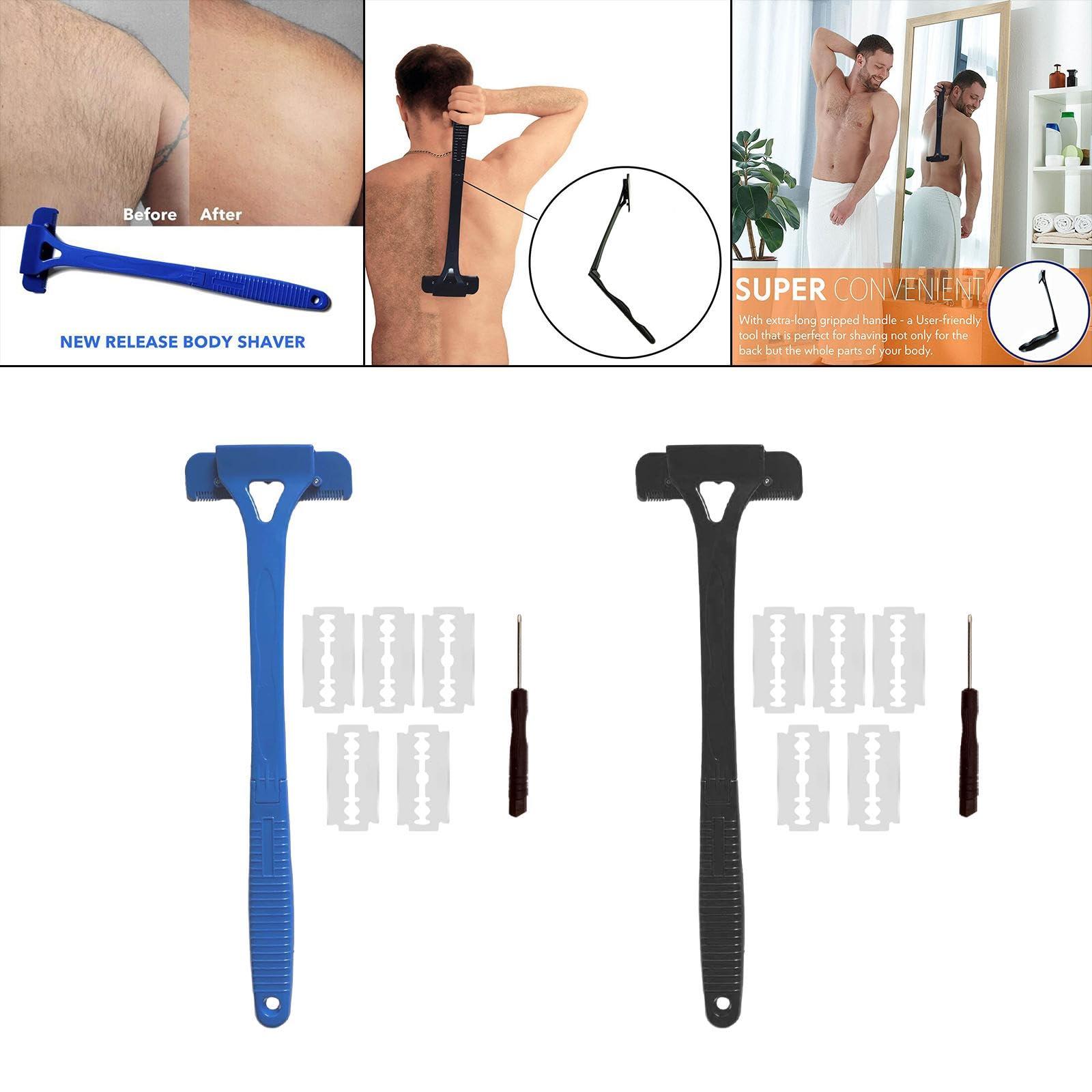 Bnf BNF Back Shaver for Men Back Scratcher Leg Ergonomic Handle Body Shaver blue |Health & Beauty | Shaving & Hair Removal | Electric Shavers | Men\'s Shavers