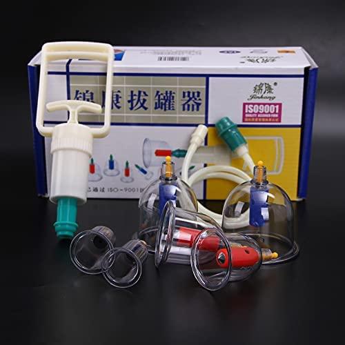4beauty Therapy 4beauty Therapy Vaccum Cupping Therapy Set - Chinese Traditional Healthy Body Vacuum Acupuncture Cupping for Cellulite Cupping Massage (SET OF 12)