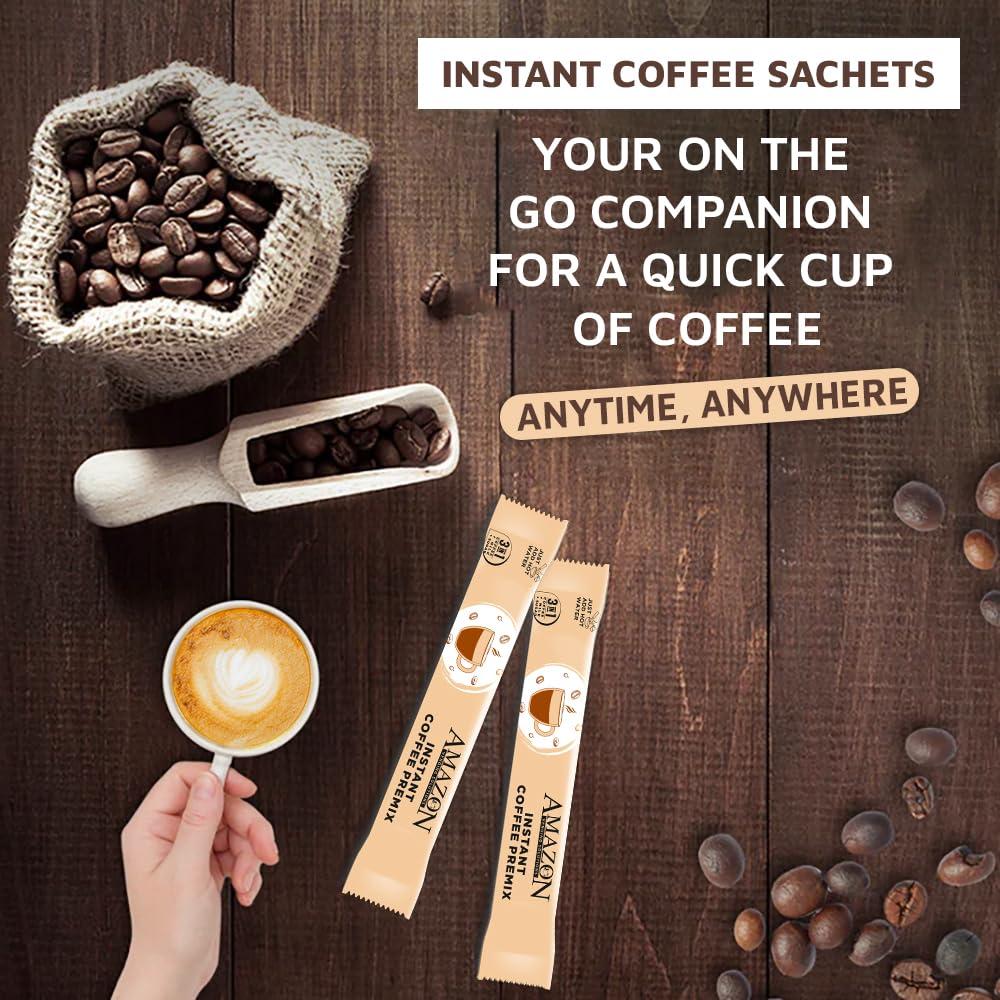 AMAZON Amazon 3 in 1 Instant Coffee Latte Premix 20 Sachets Each 20g Pack of 1