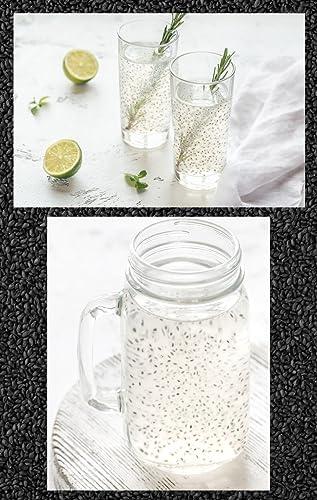 Apni Maati Apni Maati Basil Seeds (Sabja Seeds/Takmaria/Tukmariya) for eating (400 gm)