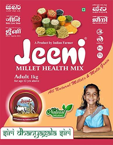 GONATURS JEENI MILLET HEALTH MIX Gm | Millet And Multi Grains | All Natural Multigrain | Organic And Natural Product For 12 Year & Above Age