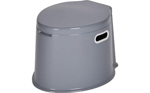 Kitwe Kitwe Plastic Portable Indian Toilet To Western Convertor | Toilet Stool | Toilet Commode For Patients | Indian Commode Stool | Portable Toilet Seat For Adult, Kids And Handicap People - Grey