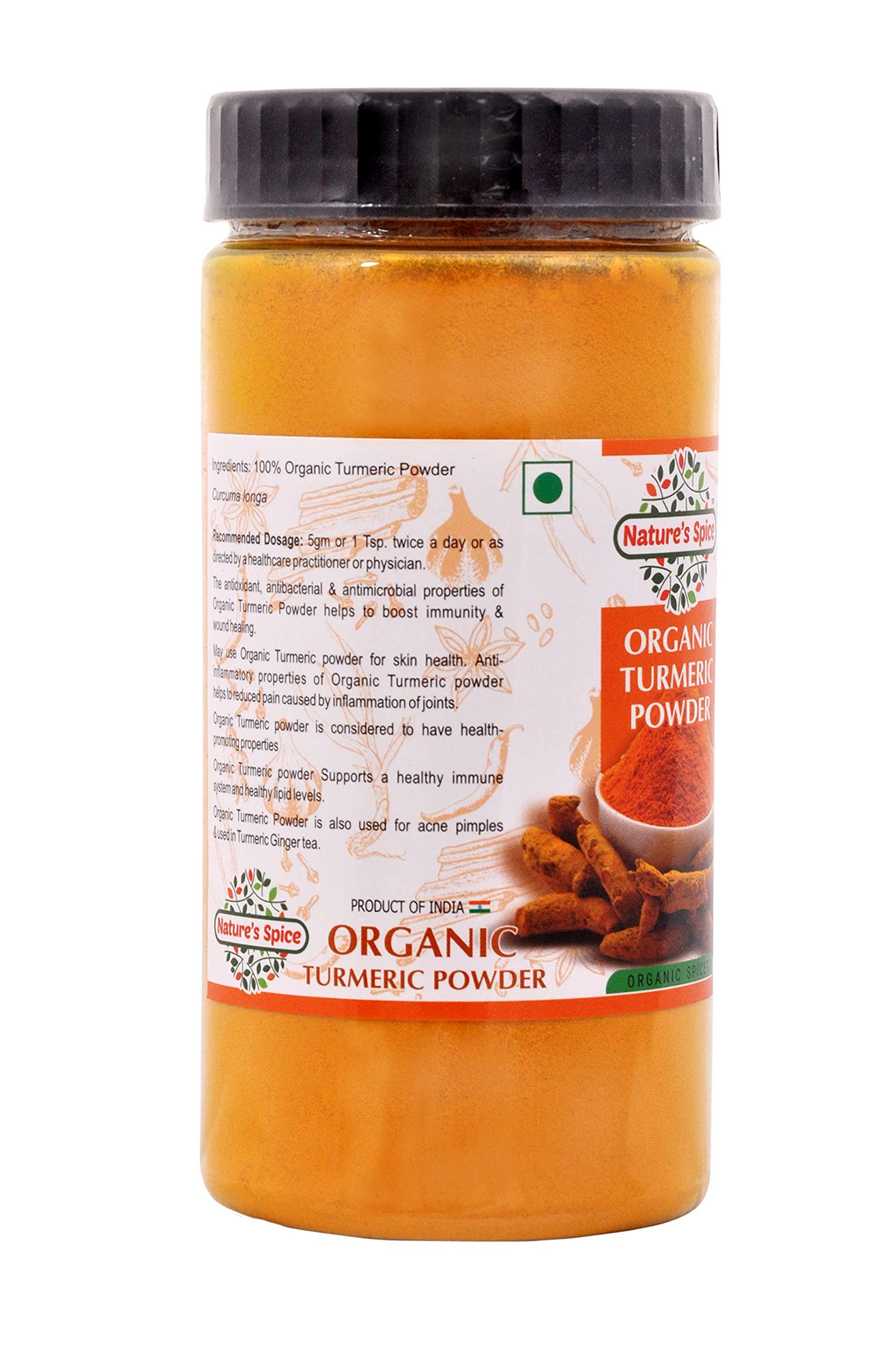 Nature's Spice - Pure as Nature Intended Nature's Spice Fresh Organic Turmeric Premium Haldi Powder 250g