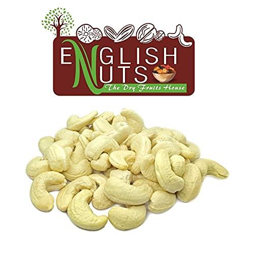 ENGLISH NUTS-THE DRY FRUITS HOUSE English Nuts Cashew Nuts Kaju Dryfruits Whole Natural Organic Vacuum Pack (500)