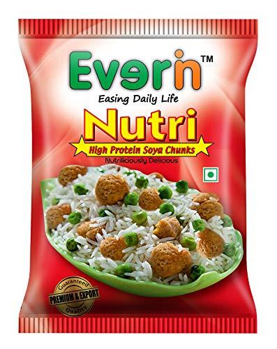 Everin Everin Nutri High Protein and Healthy Gluten Free SOYA Chunks Combo Pack of 15 (100g Each)