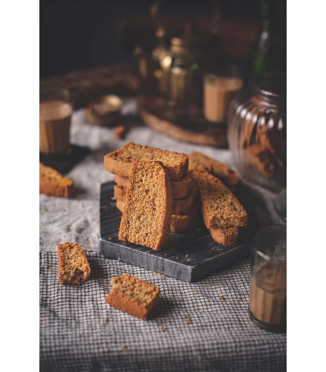 CHANGEZI'S BAWARCHI KHANA Gaya Chai/Coffee/Tea Toast Rusk Long Rusk/Toast Biscuit/Crunchy Rusk/Toast Snacks Biscotte-850g(850g*1Pac)