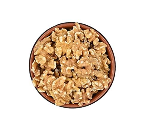ENGLISH NUTS-THE DRY FRUITS HOUSE ENGLISH NUTS ORGANIC EXTRA LIGHT BROWN HALVES WALNUT KERNLES AKHROT GIRI 500 GRAMS