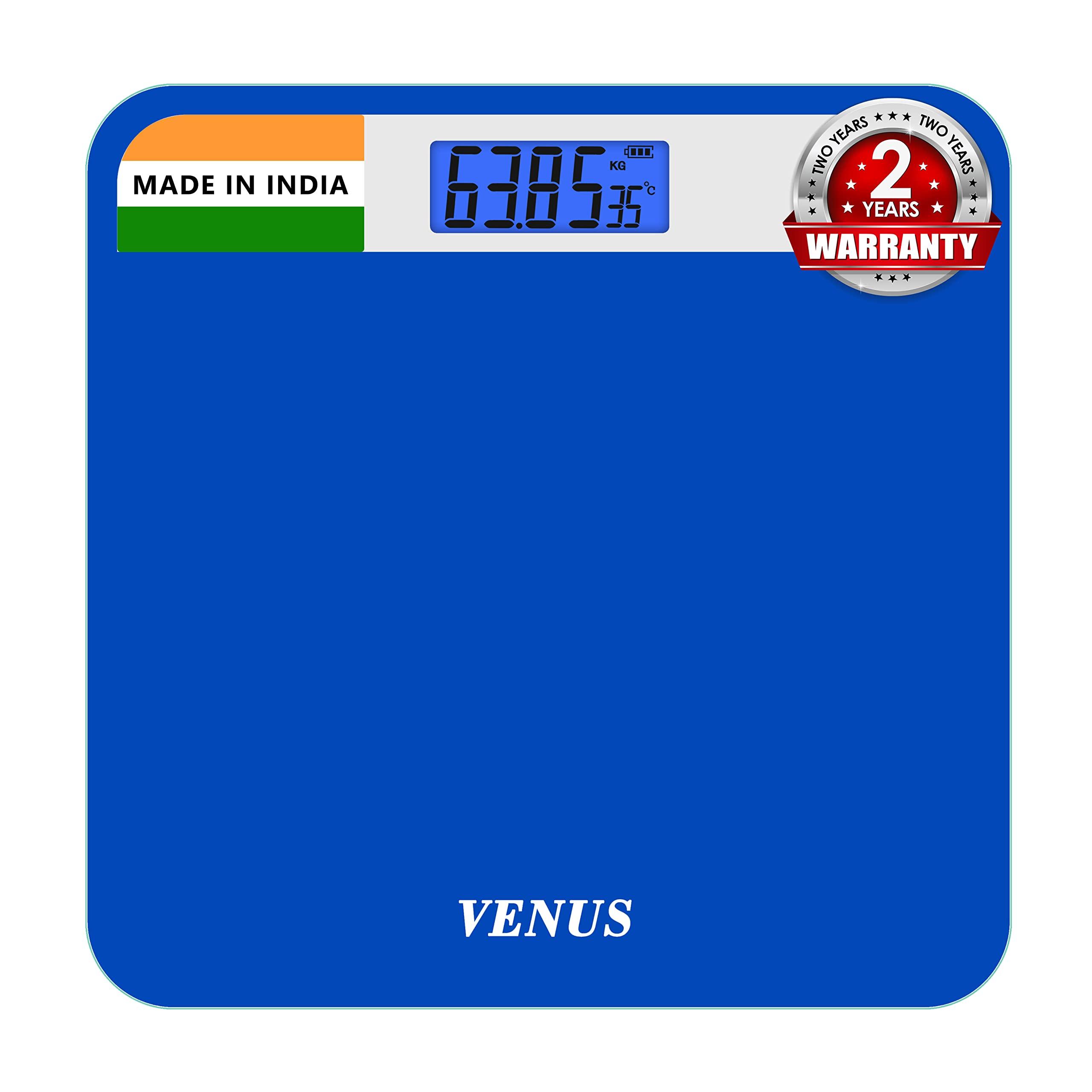 Venus Venus (India) Electronic Digital Personal Bathroom Weight Machine for Body Weight upto 180 kg Weighing Scale with 24 Months Warranty