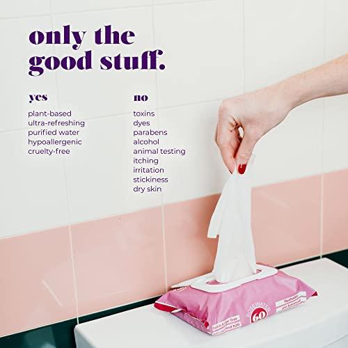 goodwipes GoodWipes Down There Wipes for Women, Feminine Wipes, 50 Piece