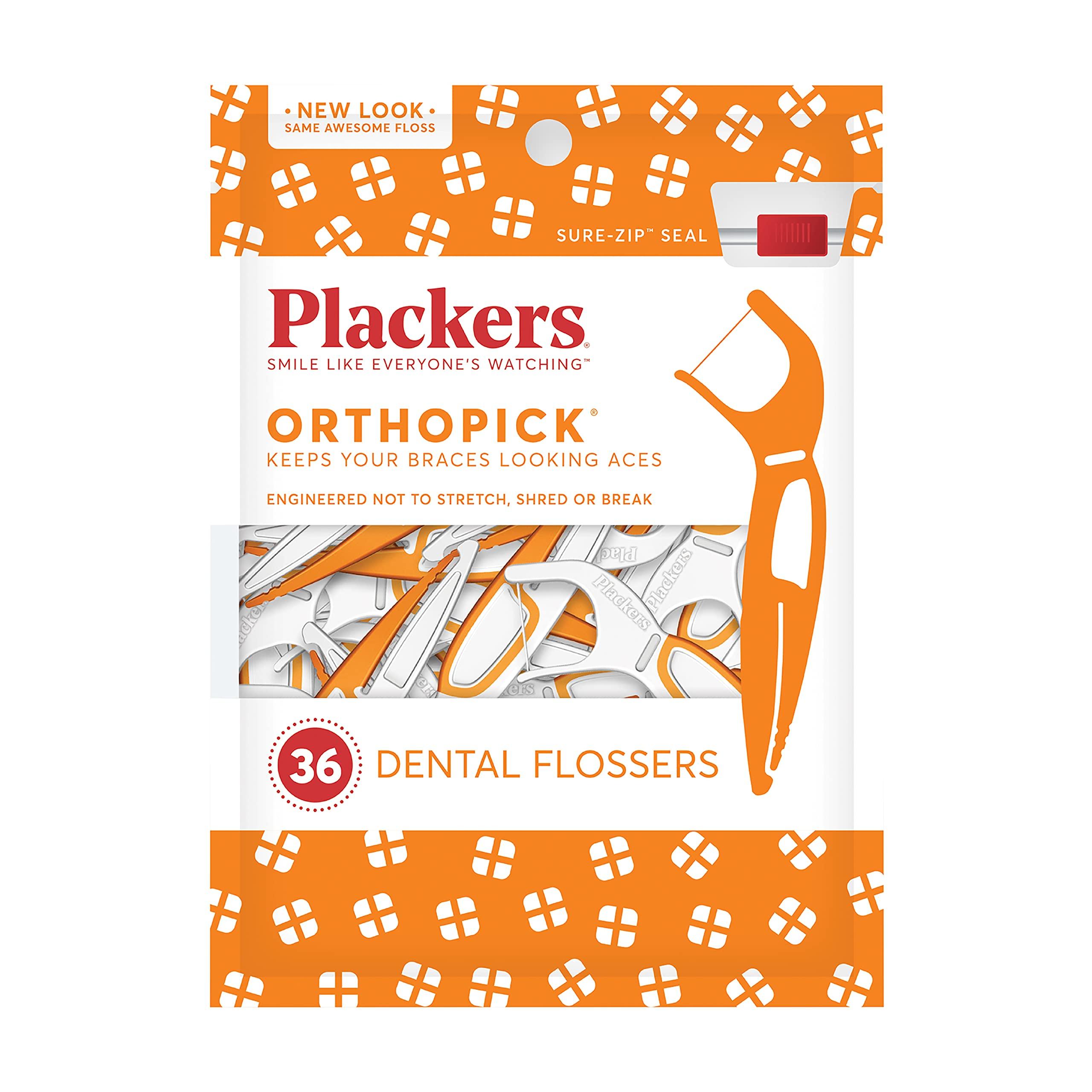 Plackers Plackers Orthopick Flosser for Braces/2pk