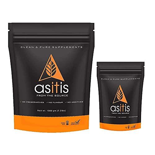 Asitis Nutrition AS-IT-IS Nutrition Whey Protein Concentrate 80% Unflavoured, Labdoor Certified (Whey protein Concentrate 1kg + Creatine 100gms) | Combo pack