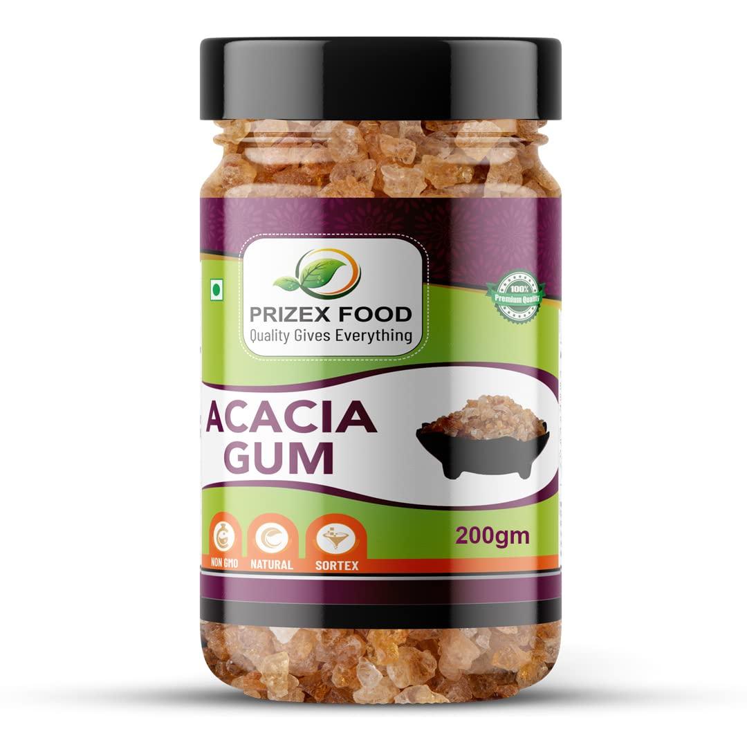 Prizex Prizex Naturals Desi Babool Gond Batan | Acacia Gum | Lal Gondh (200 GM)