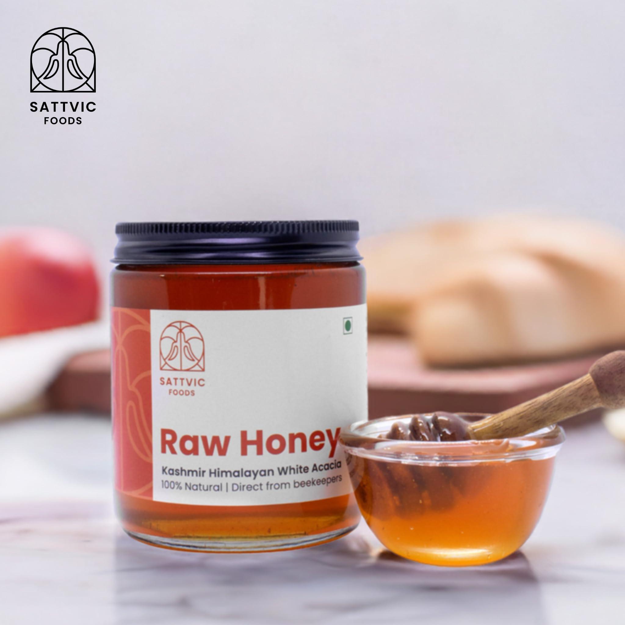 Sattvic Foods Sattvic Foods Acacia Honey (1.5 kg) Direct from Beekeepers | Kashmir Sourced | Raw & Natural | Rich in Antioxidants | Immune-Boosting | Anti-Bacterial and Anti-Inflammatory