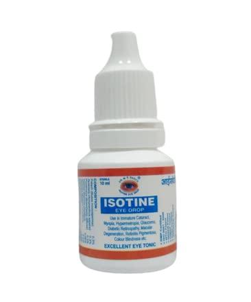 Generic DR. M.S. BASU'S ISOTINE EYE DROP For Digital Screen Strain, Redness, Irritation, Eye Pain, Increased Screen, Time, Pollution | Pack of 6 | (10X6)