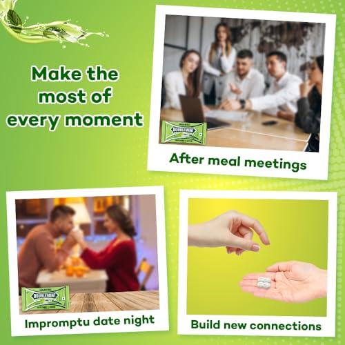 Doublemint Doublemint Sugarfree Mints Sleeve Box | Peppermint Flavour Chewing Gum | Mint Gums for Instant Freshness | 20 Sleeves per Box | 64 g | Pack of 3