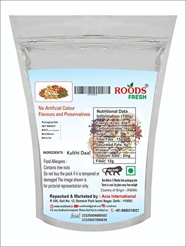 Roods Fresh Roods Fresh Kulthi Beans (Kulthi Dal) | Horse Gram | Most Protein-Rich Lentil | Handpicked & Unpolished (800 gram)