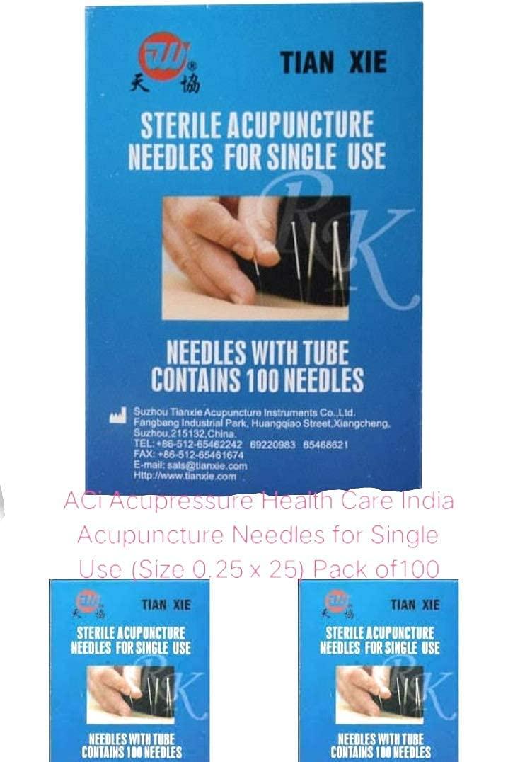 R A Products R A Products ACUPUNCTURE DRY NEEDLES PHYSIOTHERAPY SIZE (0.25x25)
