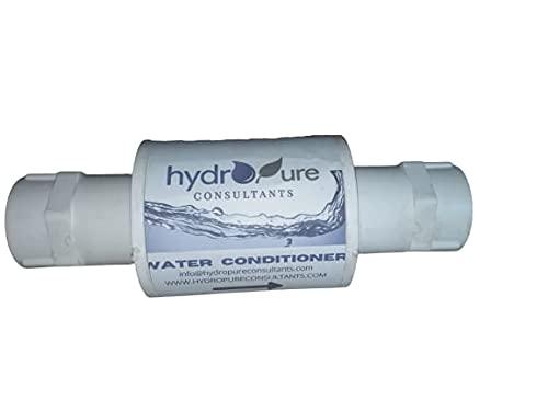 Hydropure Industries Hydropure Magnetic Water Softener Conditioner 1 1/4 inch Size, White