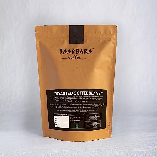 BAARBARA BERRY Baarbara Coffee|Roasted Coffee Beans 80% Arabica, 20% Robusta| Chikmagalur Farms -1KG