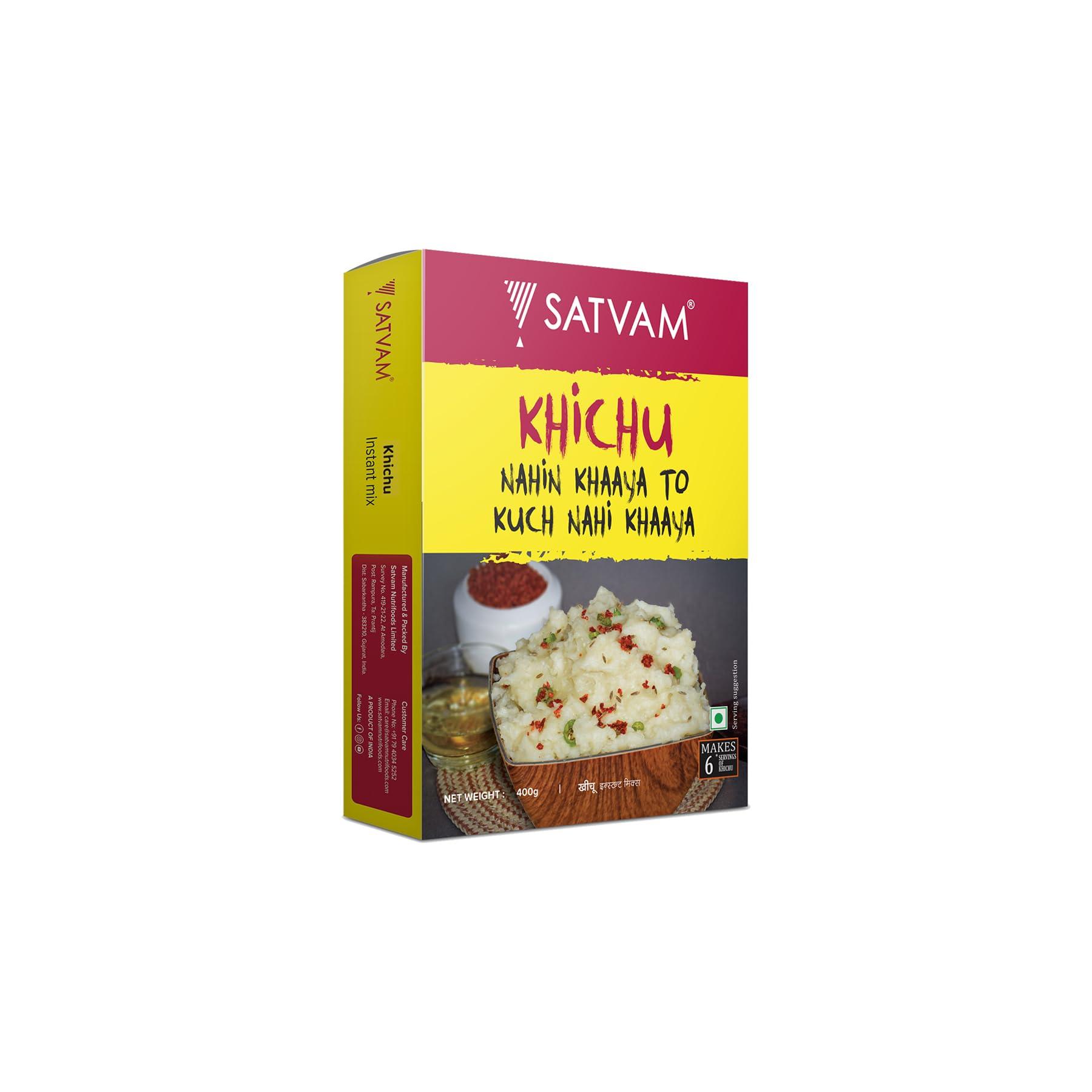 SATVAM Satvam Khichu Instant Mix (Pack of 4)|(4 * 200g)