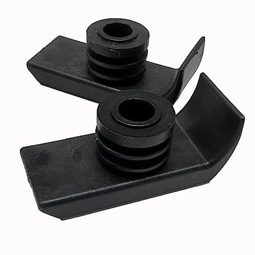 MESINURS Walker Glide Skis - Universal Replacement Feet Rubber Tips Cap for Folding Walker, 1-1/8 Inch, 2 Counts