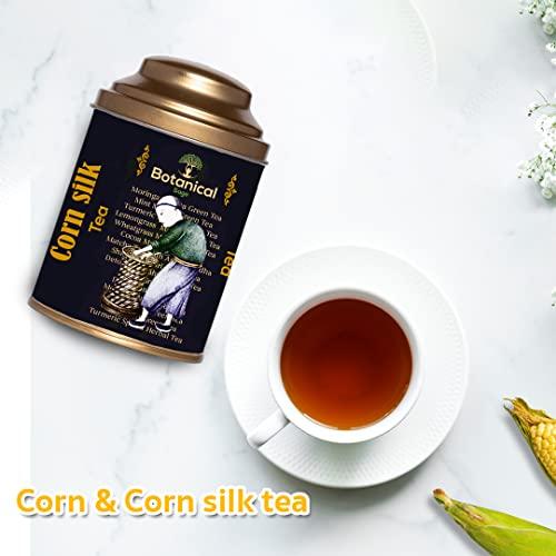 Botanical Sage Botanical Sage- Corn Silk Tea 40g | for Kidney Stones | Liver Cleansing | Bhutte Ke Baal | Maize Hair Tea |Supports Urinary Tract Health | Selected | Luxury Tea