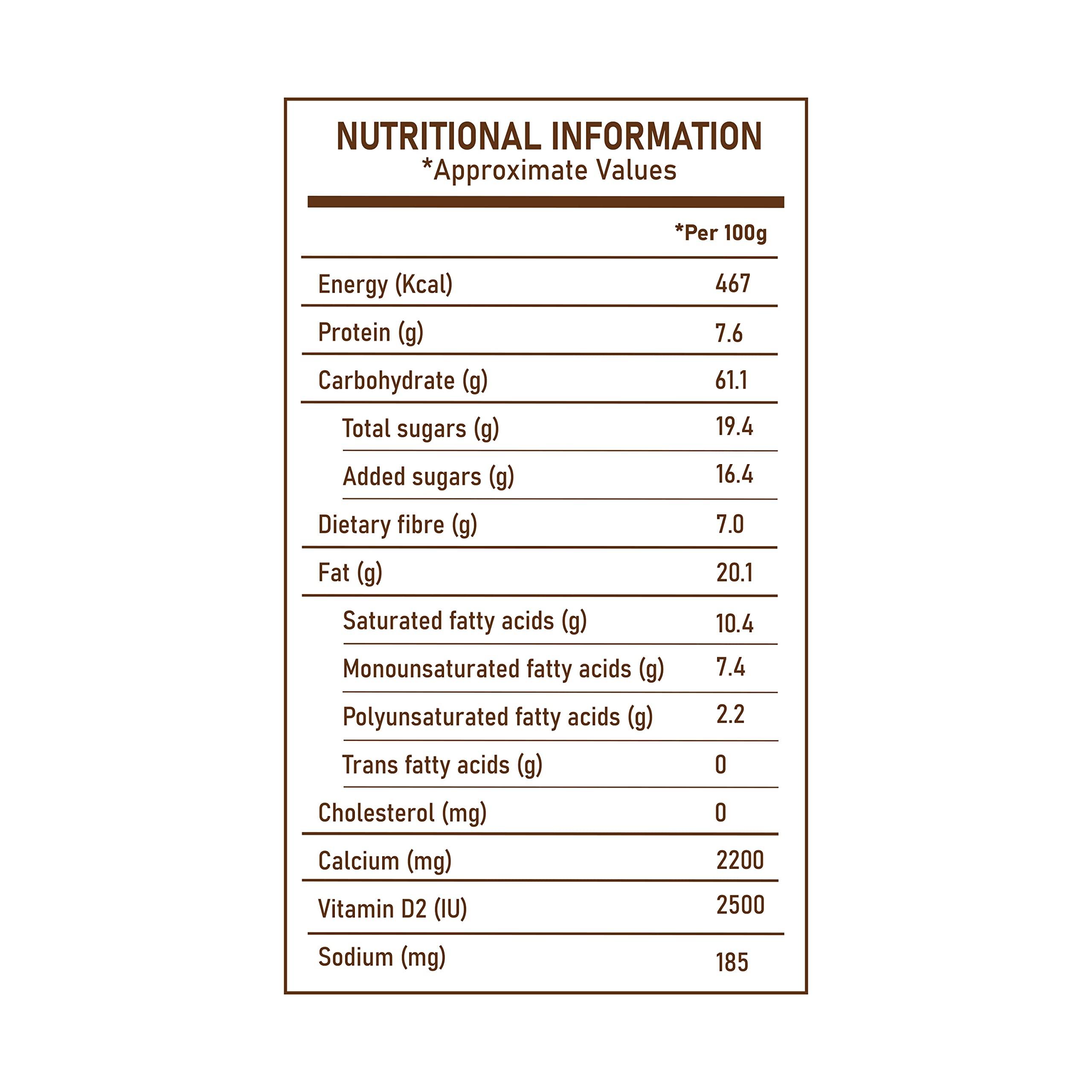 AZISTA INDUSTRIES PRIVATE LIMITED Taste Good Calcium & Vitamin D Biscuits For Strong Bones With Goodness of White Ragi & Whole Wheat Flour| Milk Based High Fiber Cookies (Pack of 8)
