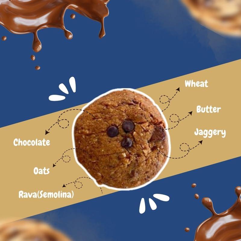 LITTLEFINGERS Little Fingers Organic Cookies with No refined sugar and preservatives For Kids - 150 g | Suitable for 1 years + (CHOCOLATE CHIP, Pack of 1)