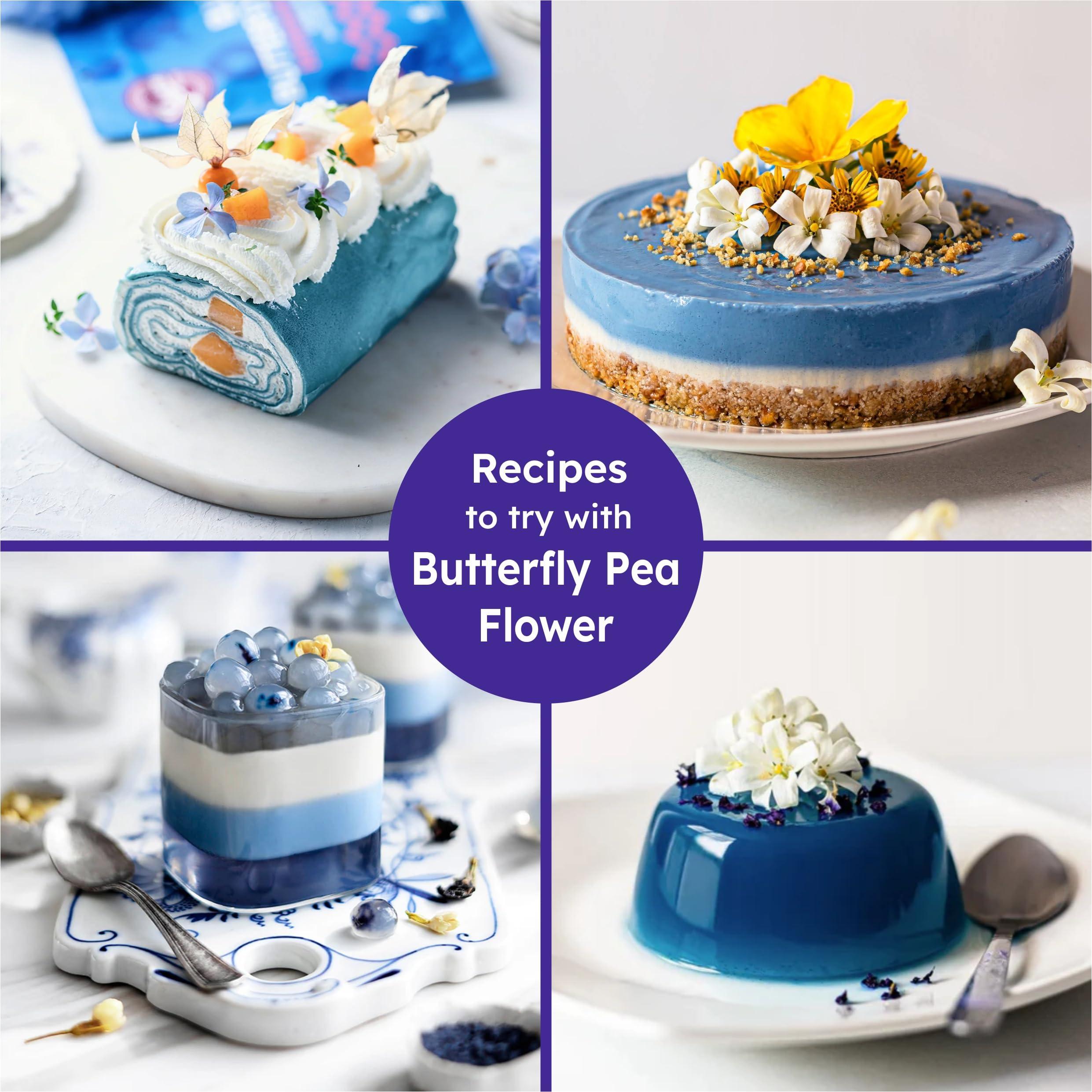 Poetry Poetry Teas Magical Butterfly Pea Flower Tea - Color-Changing Herbal Tea with Lime Juice Infusion - 30 Grams (Pack of 1)