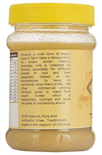 Delight Foods Delight Foods Uthukuli Pure Cow Ghee | Pure Clarified Butter | 100% Natural & No Preservatives (Ghee 400ml (200ml x 2))