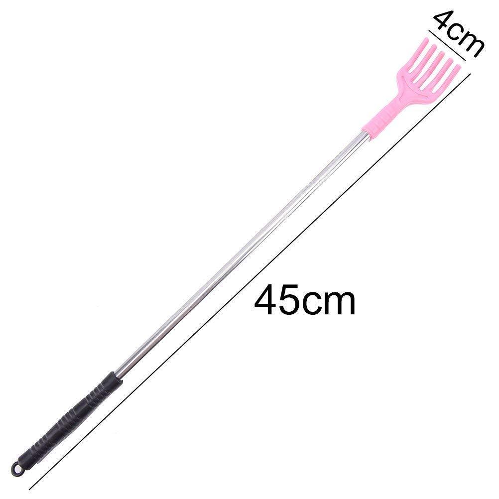 KAAS KAAS Back Body Itch Scratcher Rod and Massage Stick Portable Telescopic Back Scratcher Hand Massage Tool with Handle Itching Rod Body Massage Stick (Random Colours, 1Pcs)