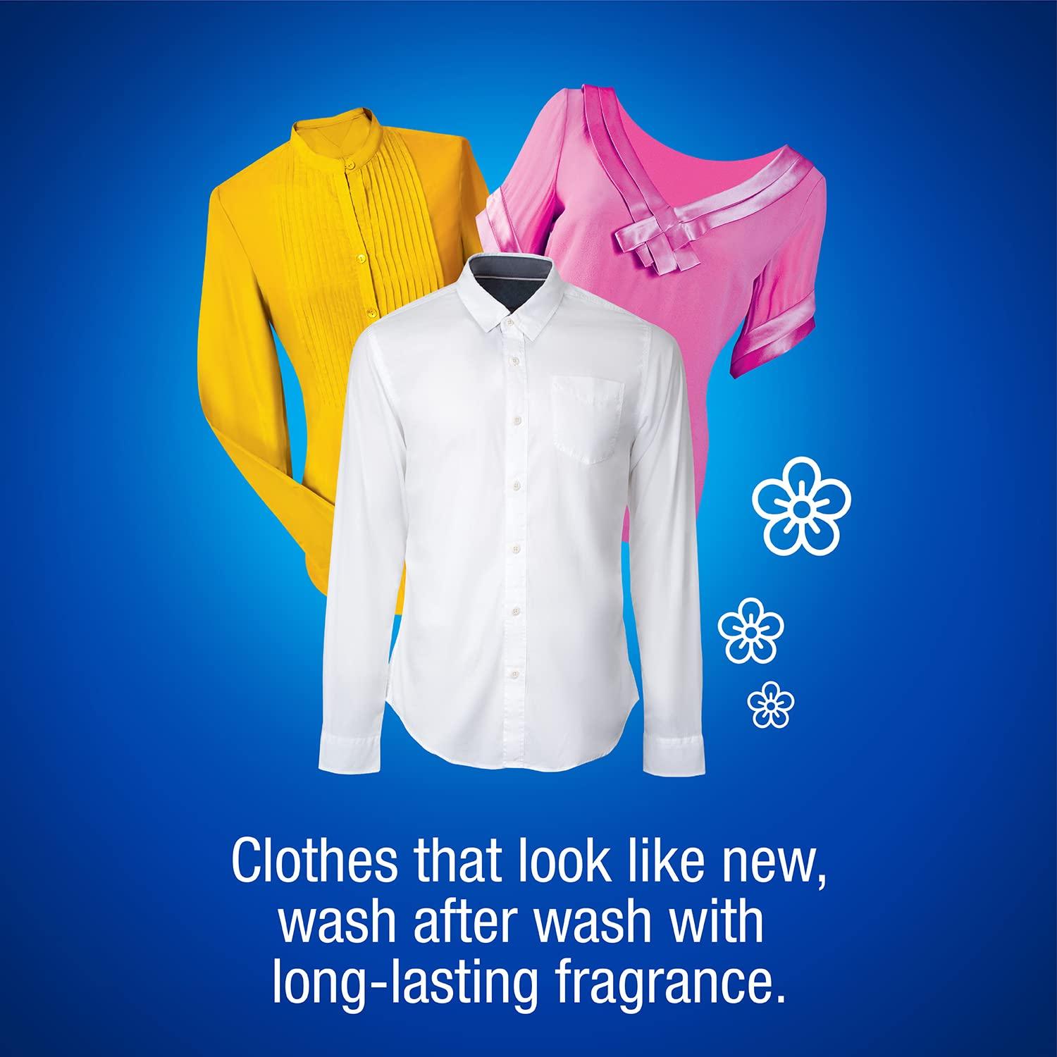 UJALA UJALA Laundry Detergent Powder 4Kg + 1Kg | Laundry Detergent Powder with Power of Instant Dirt Dissolvers | Detergent Powder for Effortless Washing & Superior Brightness