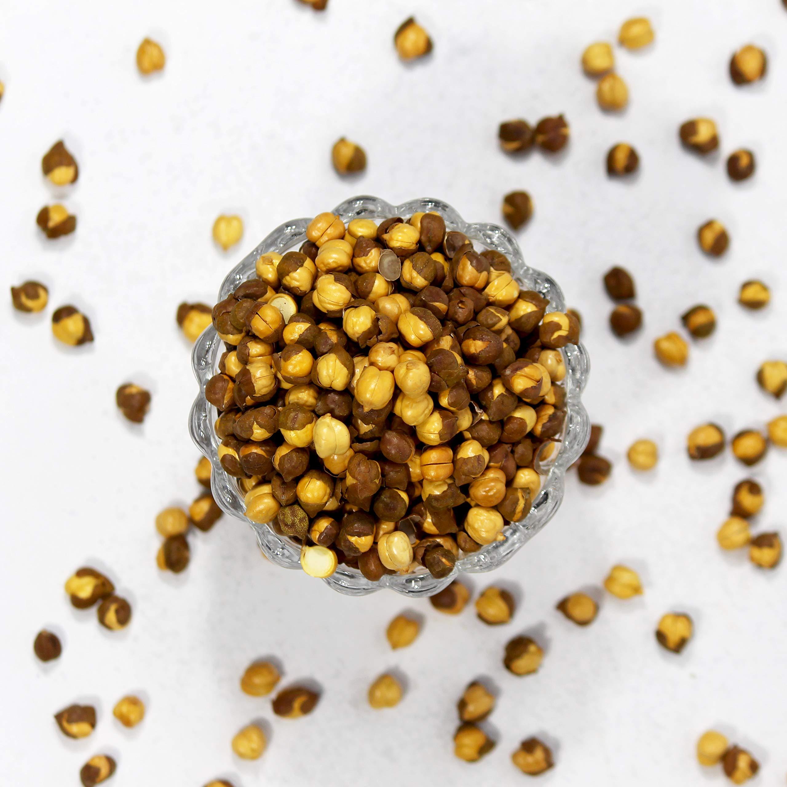 Swiss Naturals Swiss Naturals Whole Roasted Chana With Skin/Bengal Gram/Bhuna Chana (Unsalted), 400g