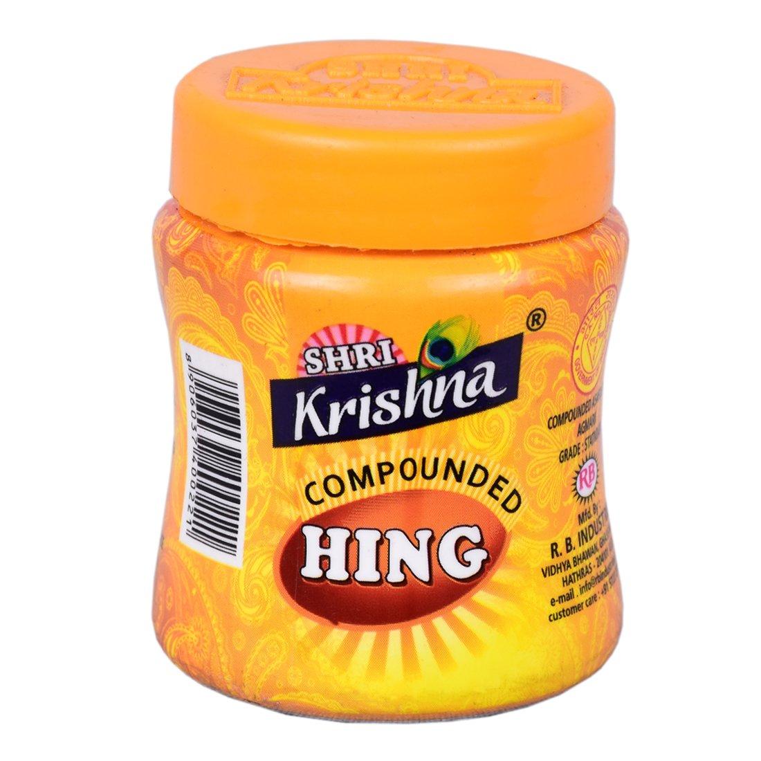 R.B. Industries Shri Krishna Hing Compounded Asafoetida Powder - Combo Box of 50 Gm + 50Gm+ 25Gm Hathras Heeng