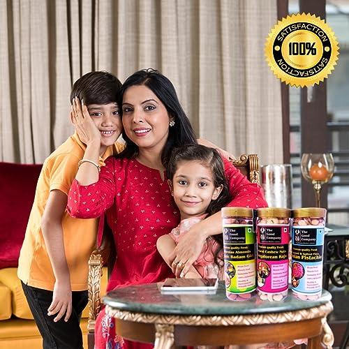 THE GOOD COMPANY Jammu Tawi Express | Mata Vaishno Devi famous Dry fruits nuts combo Pack of 03 Jars | Oil rich Almonds/Badam, Creamy cashews/Kaju & Roasted salted Pistachios | 660g | Family Value pack offer