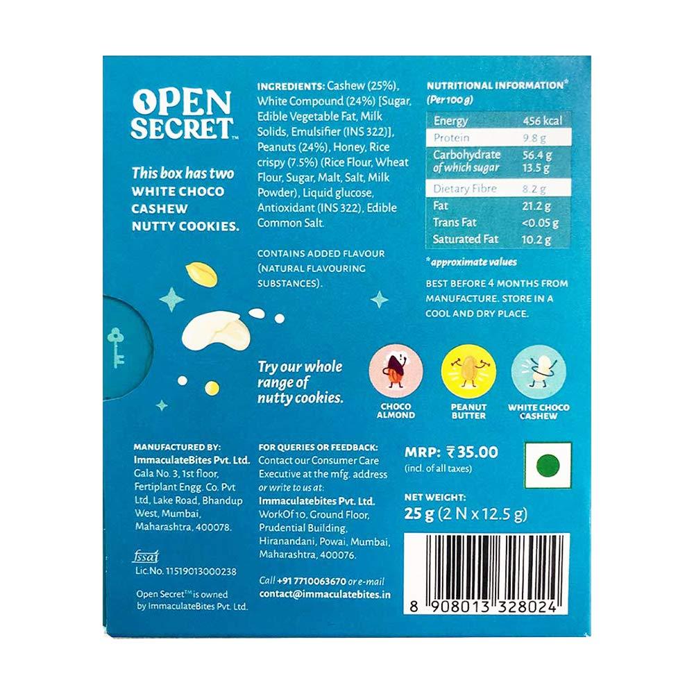 Open Secret Open Secret Cookies | 14 Boxes, 2 Cookies Each | Healthy Snacks, Rakhi Gift for Brother, Cookies Biscuits, Cookies Gift Packs, Healthy High Protein, No Added Maida, Gifts (14 X 2 = 28)