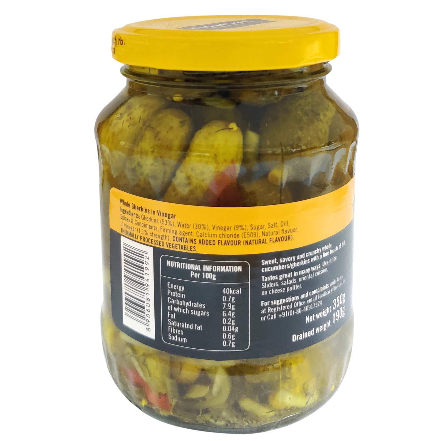 Hugoreitzel Hugo Reitzel Sweet and Sour Gherkins, 350 g | Pack of 2