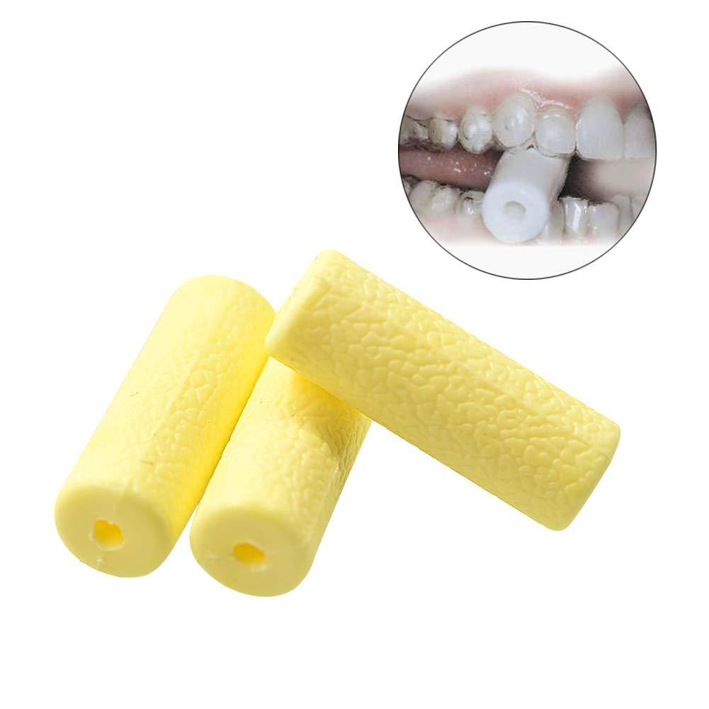 Angzhili 9 Pcs Aligner Chewies for Invisalign Trays Aligner Trays Seater Chewies for Invisalign Aligners for Orthodontic (White+Yellow+Green)