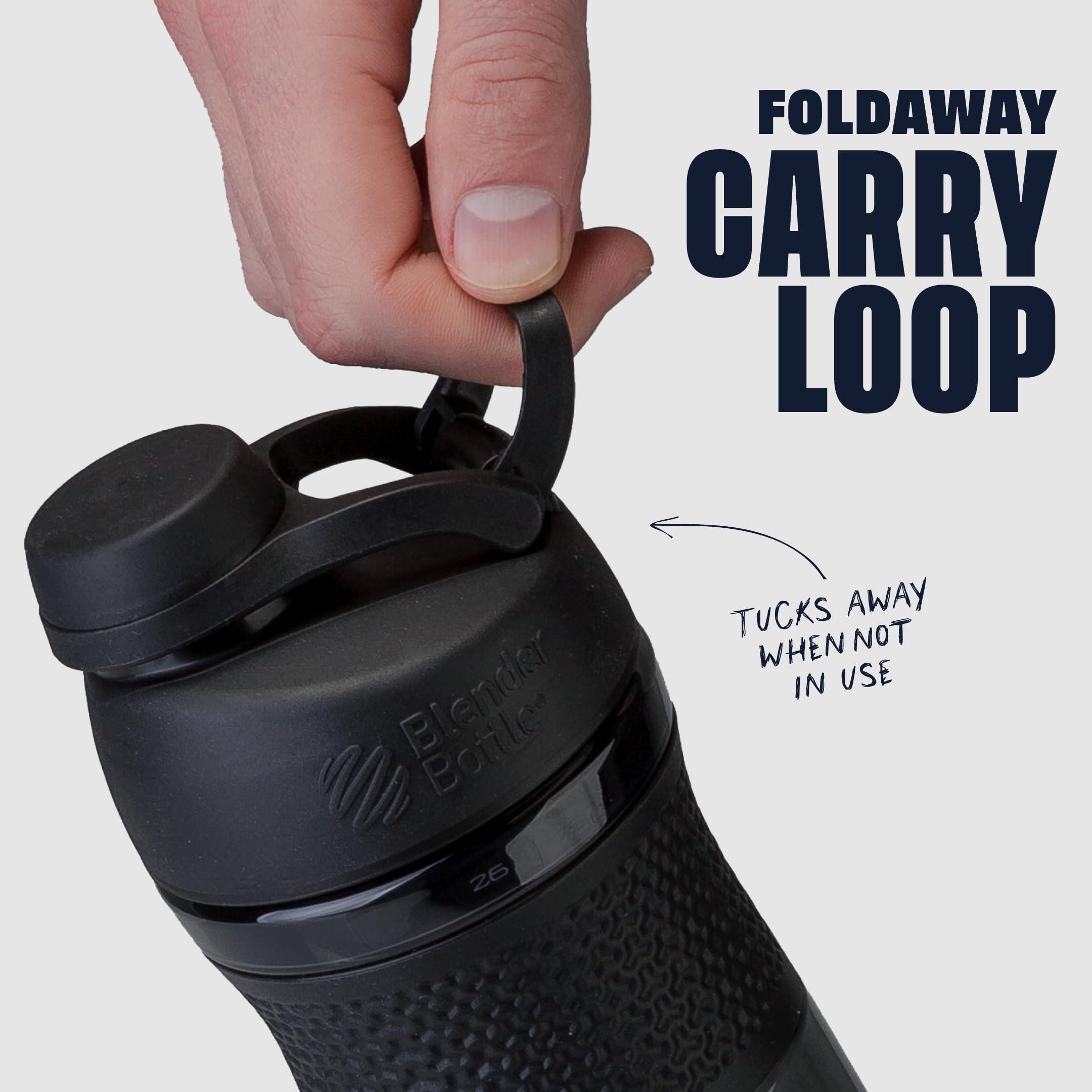 Blender Bottle BlenderBottle SportMixer Twist Cap Tritan Grip Shaker Bottle, 20-Ounce, Teal