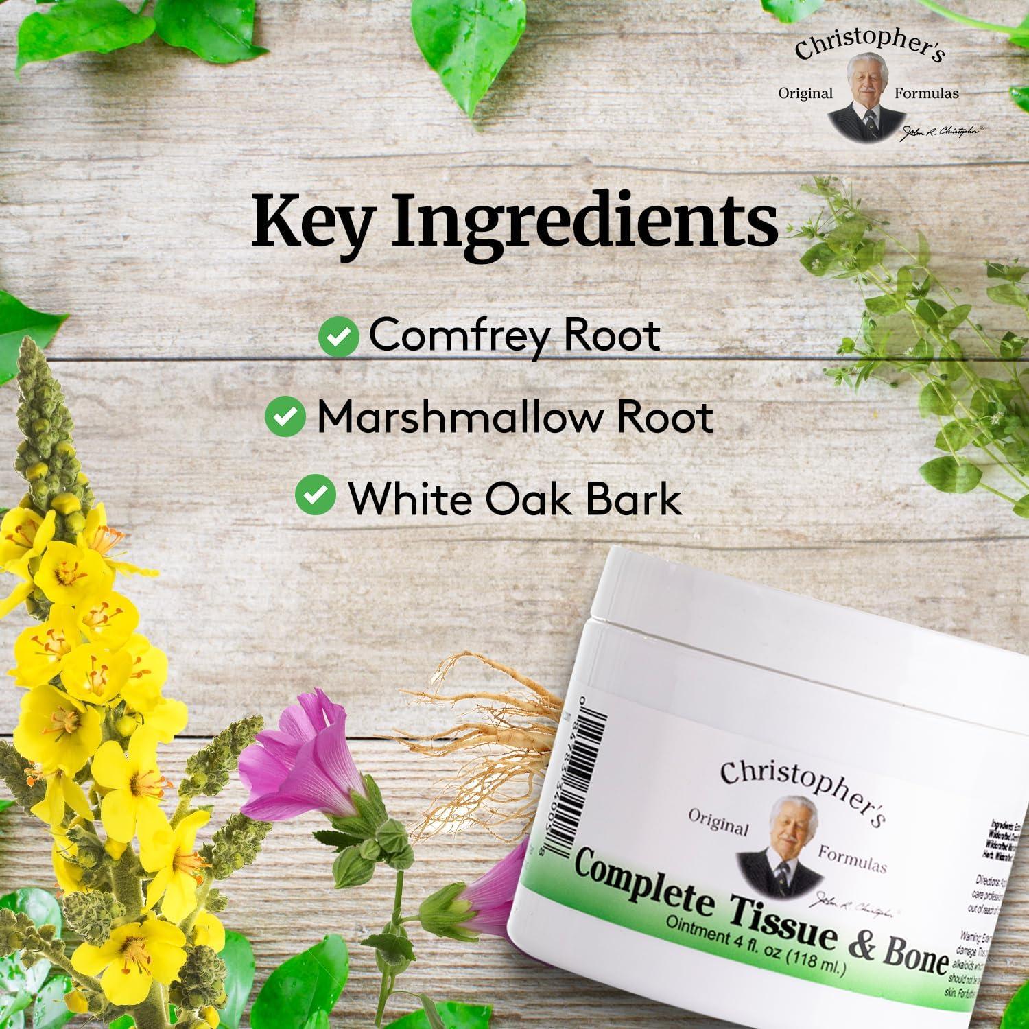 Dr. Christopher\'s Formula Complete Tissue & Bone Ointment, 4 oz by Dr. Christophers Formulas