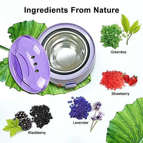G-KARUNA G-KARUNA Portable Electric Wax Warmer for Hair Removal - Wax Machine for Hair Removal Wax Pot with Nonstick Coating for Eyebrow, leg, Body Waxing Kit for Women and Men | Multi Color
